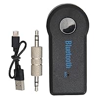 Noise Reduction Bluetooth Receiver,Bluetooth AUX Adapter for Car,Car Portable Bluetooth Music Receiver Mini Wireless Audio Adapter 3.5MM Aux for Phone, Bluetooth AUX Adapter for Car Noise Reducti