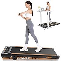Walking Pad Under Desk Treadmill 2.5HP Treadmill with Incline, 2 in 1 Treadmills for Home Office with LED Touch Screen | Remote Control | Max 300lbs Weight Capacity | Installation-Free