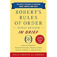 Robert's Rules of Order Newly Revised In Brief, 3rd edition Robert's Rules of Order Newly Revised In Brief, 3rd edition Paperback Audible Audiobook Kindle Audio CD