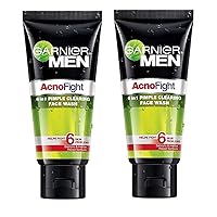 Garnier Men's Acno Fight Face Wash - 100ml (Pack Of 2)