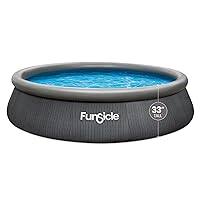 Funsicle: Quickset Designer Pool - 13ft Above Ground Inflatable Pool Set, 13' x 33