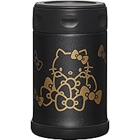 Zojirushi SW-EAE50KTBA Stainless Steel Food Jar, 17-Ounce, Hello Kitty Collection Black