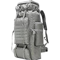 70L Camping Hiking Military Tactical Backpack Outdoor Water-Repellent Adjustable Sport Bags