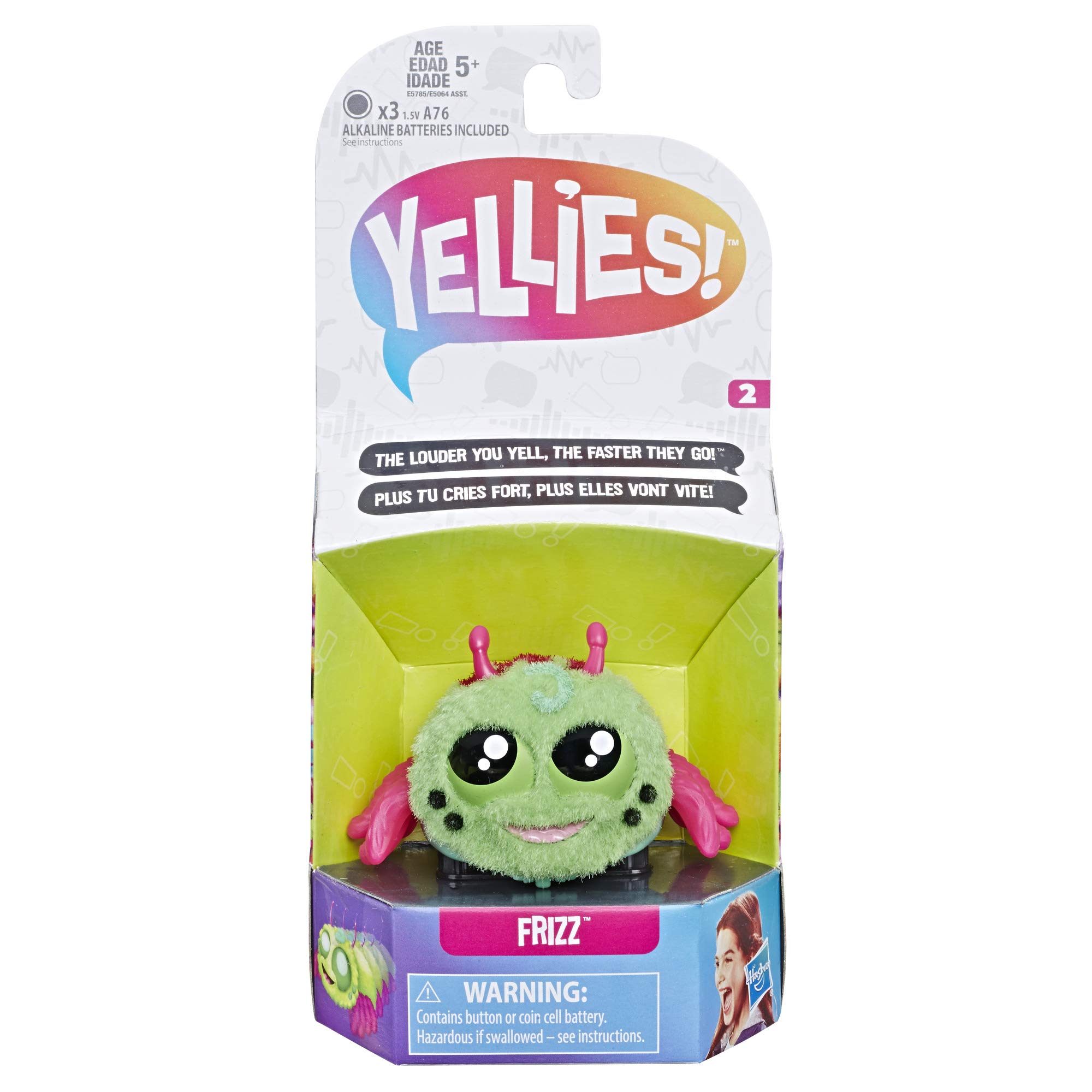 Hasbro Yellies! Frizz; Voice-Activated Spider Pet; Ages 5 & Up