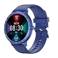 D08 Music Smart Watch 1.3 Inch IPS Screen Voice Assistant Bluetooth Call 128 MB Music Player Sleep Monitor Steps Heart Rate Blood Pressure Fitness Tracker