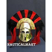 NauticalMart Helmet of the Spartan King SCA LARP Corinthian Helmet reenactment costume helmet fantasy armor
