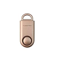 MaxxmAlarm 130dB Personal Alarm, Safety & Security Emergency Device, Compact Self Defense Alarm for Women, Kids, and Elderly (Matte Rose Gold)