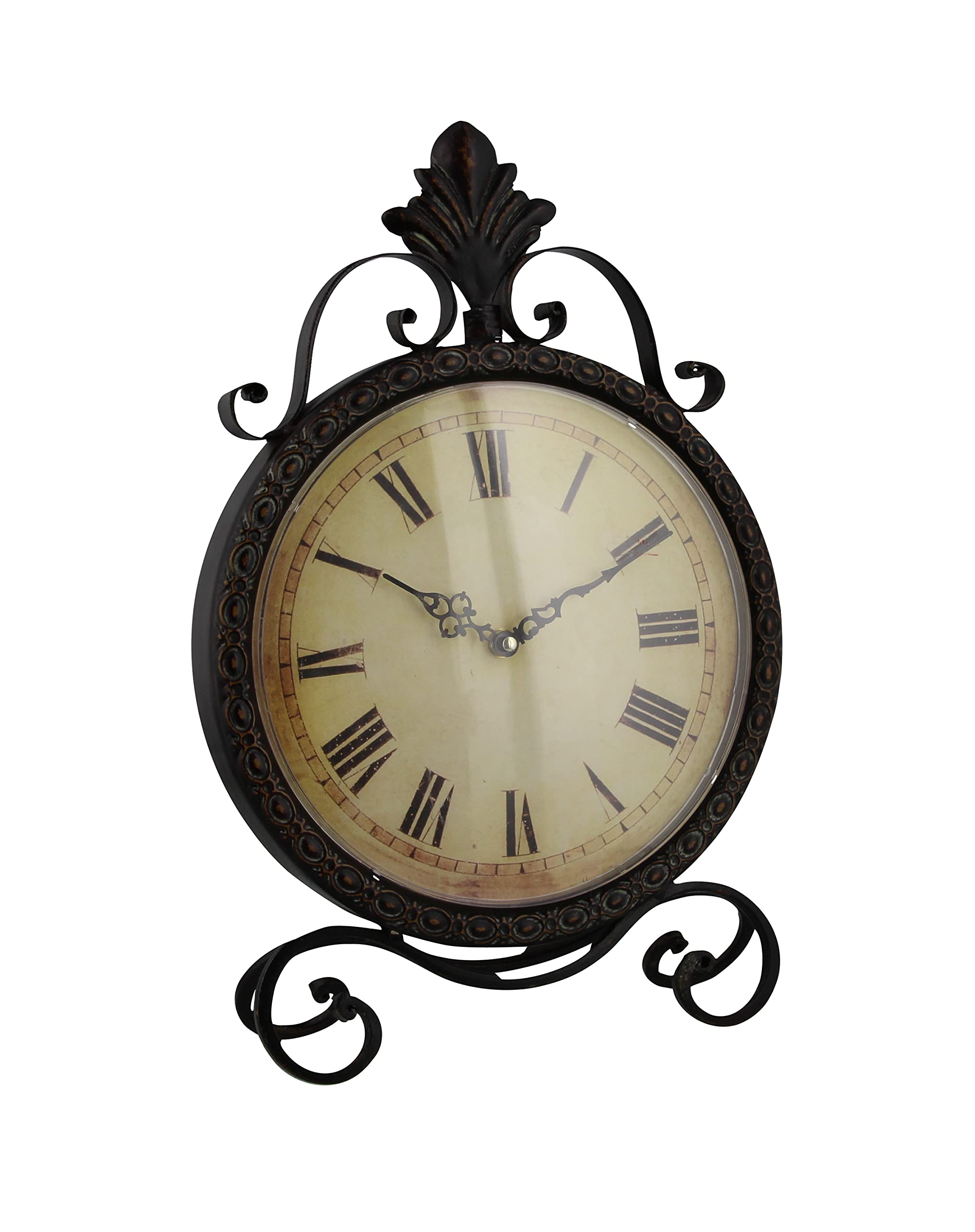 Deco 79 Metal Scroll Clock, 11