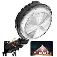 LED Barn Light, 150W 20000LM Yard Area Lights Dusk to Dawn Outdoor Lighting with Photocell 6500K Adjustable Angle Daylight IP66 Waterproof Street Lights for Security/Farmhouse/Garage