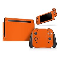 Compatible with Nintendo 2DS XL (2017) - Skin Decal Protective Scratch Resistant Vinyl Wrap Gaming Cover- Solid Burnt Orange