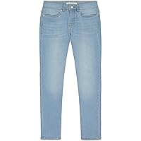 Calvin Klein Girls' Stretch Denim Jeans, Full-Length Skinny Fit Pants with Pockets