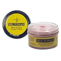 Cream | High Quality Shoe Polish for Leather | Boot, Purse, Furniture Wax | Leather Conditioner | 1.7 OZ Jar