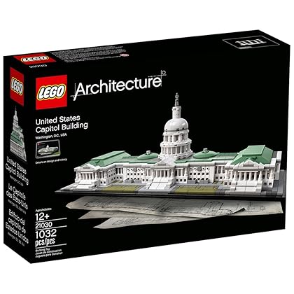 LEGO Architecture 21030 United States Capitol Building Kit (1032 Pieces) (Discontinued by Manufacturer)