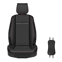 Paffenery 1Pcs Cooling Car Seat Cover Front Seat, 12V-24V Ventilated Cooling Car Seat Cushion, Cooled Seat Cover for Car SUV Truck Universal Fit, Cool Black