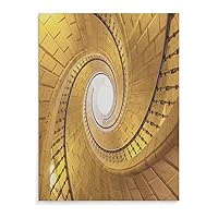 Posters Room Poster Modern Architecture Art Staircase Poster Minimalist Art Poster Canvas Art Poster Picture Modern Office Family Bedroom Living Room Decorative Gift Wall Decor 20x26inch(51x66cm) U
