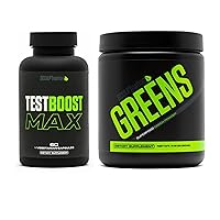 by V Shred Test Boost Max and Premium Greens Bundle