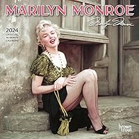 Marilyn Monroe OFFICIAL | 2024 7 x 14 Inch Monthly Mini Wall Calendar | BrownTrout | USA American Actress Celebrity