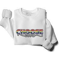 Personalized Embroidered LGBT Sweatshirt, Custom LGBT Sweatshirt, Gifts For LGBT Community, LGBT Gift