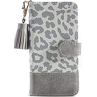 Case for iPhone 13/13 Mini/13 Pro/13 Pro Max, Premium Retro Leather Flip Case Flip Wallet Phone Case Cover with 3 Card Slots Kickstand Magnetic Cover Protective (Color : Grey, Size : 13pro ma