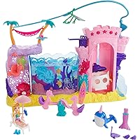 Polly Pocket Dolls & Playset, Sea & Swim Adventure with 3-inch Polly Doll & Water Play Accessories