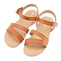 Girls Sandals Open Toe Strappy Summer Shoes Dress Sandals for Girls