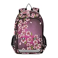 ALAZA Sakura Cherry Blossom Laptop Backpack Purse for Women Men Travel Bag Casual Daypack with Compartment & Multiple Pockets