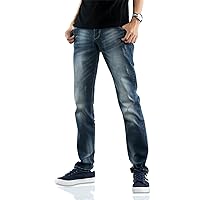 Demon&Hunter 817 Series Slim Fit Jeans for Men Stretch Classic 5-Pocket