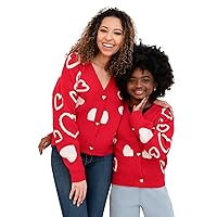 Blizzard Bay womens Mommy and Me Valentine's Day Cardigan SweaterCardigan Sweater