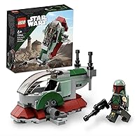 LEGO 75344 Star Wars Boba Fett Spaceship (TM) Microfighter Toy Block Present Space Boys 6 Years and Up