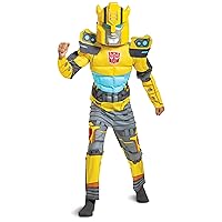 Disguise Optimus Prime Costume, Muscle Transformer Costumes for Boys, Padded Character Jumpsuit, Kids