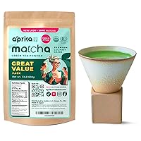 Japanese Matcha Powder 500g + Coffee/Tea Mug 200ml by Aprika Life