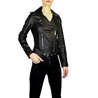 Michael Kors women's Moto Leather Jacket