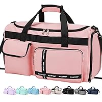 MAXTOP Travel Duffle Bag for Women Carry On Tote Weekender Overnight Bag Large Capacity Duffel Bag With Shoe Compartment,Gym Tote Bag with Dry and Wet Separation