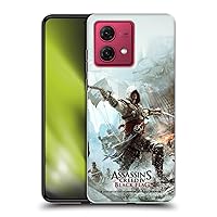 Head Case Designs Officially Licensed Assassin's Creed Edward on Shore 2 Black Flag Key Art Soft Gel Case Compatible with Motorola Moto G84 5G