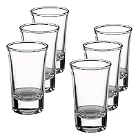 Lillian Rose Set of 6 Shot Glasses, 6 Count (Pack of 1), Clear