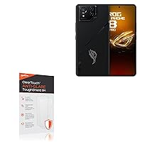 BoxWave Screen Protector Compatible with ASUS ROG Phone 8 Pro - ClearTouch Anti-Glare ToughShield 9H (2-Pack), Anti-Glare 9H Tough Flexible Film Screen Protector