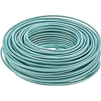 123115 18 Plastic Coated Wire, 1-Pack,Teal Plastic