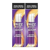 Anti Frizz, Frizz Ease Extra Strength Hair Serum with Argan Oil, Anti-Frizz Nourishing Treatment for Thick, Coarse Hair, 1.69 Ounce (2 Pack)