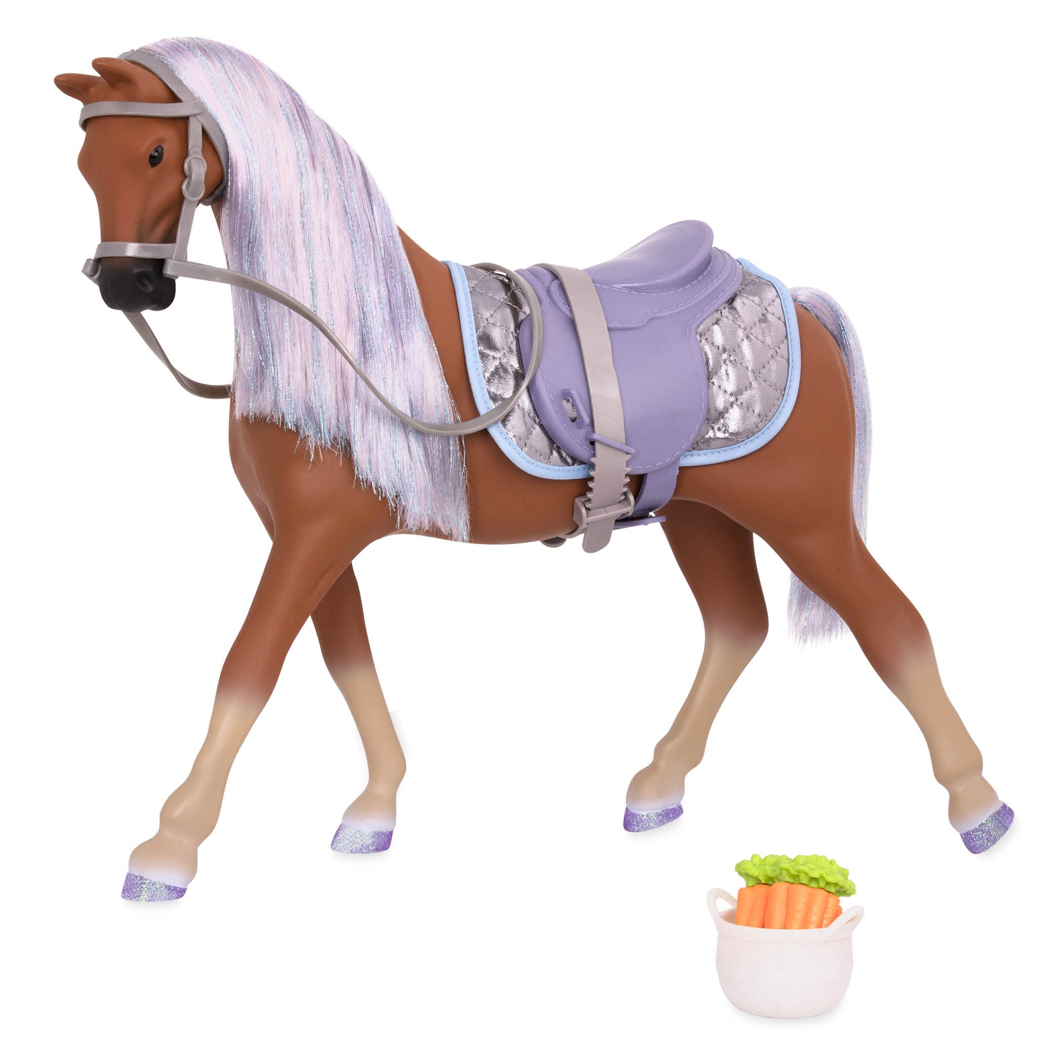 Glitter Girls – Floe, Celestial & All Asparkle Acres Poseable 14-inch Doll, Horse, and Stable Accessory - Equestrian Playset – Toys for Kids Ages 3+