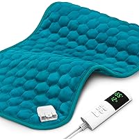 Heating Pad for Period Cramps, 12''x24'' Electric Heating Pad for Menstrual, Shoulder, Moist Heating Pad with Temperature Settings and Auto Shut Off, Washable Heat Pad