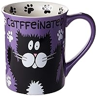 Our Name is Mud “Catffeine” Stoneware Mug, 16 oz.