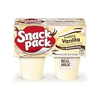 Snack Pack Vanilla Pudding Cups, 4 Count, 12 Pack