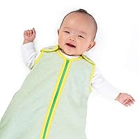 baby deedee Wearable Blanket Baby and Toddler Sleeping Sack, Baby Sleeping Bag, Sleep Nest Lite, Lemon Mint, Medium (6-18 Months)