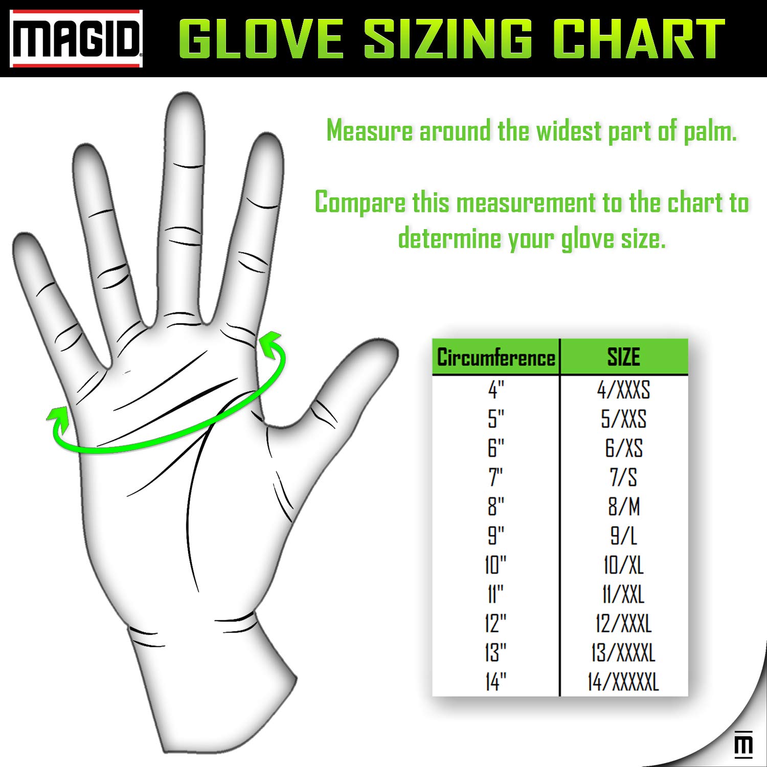 MAGID Lightweight Level A4 Cut Resistant Work Gloves, 12 PR, Polyurethane Coated, Size 11/XXL, Reusable, 18-Gauge Hyperon Shell (GPD584)