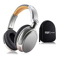 Over Ear Wireless Bluetooth Stereo Headphones | Built in Mic and Optional Wired Mode | 16 Hour Battery Life | Compatible with All-new Kindle Paperwhite & Oasis, Apple, Samsung, and Android Devices