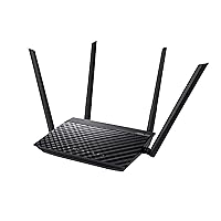 ASUS RT-AC1200 V2 AC1200 Dual Band WiFi Router, Easy 3-Step Setup, 4 LAN Ports, VPN, Gaming & Streaming (Renewed)