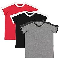 Boys' Soccer Ringer Short-Sleeve T-Shirt (Pack of 3)