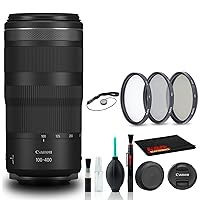 Canon RF 100-400mm f/5.6-8 is USM Lens (5050C002) + Filter Kit + Cap Keeper + Cleaning Kit + More (Renewed)