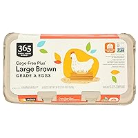 365 by Whole Foods Market, Eggs Large Grade A, 18 Count