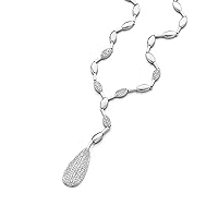 Orphelia Damen-Halsband 925 Sterling rhodiniert Zirkonia weiß ZK-2790